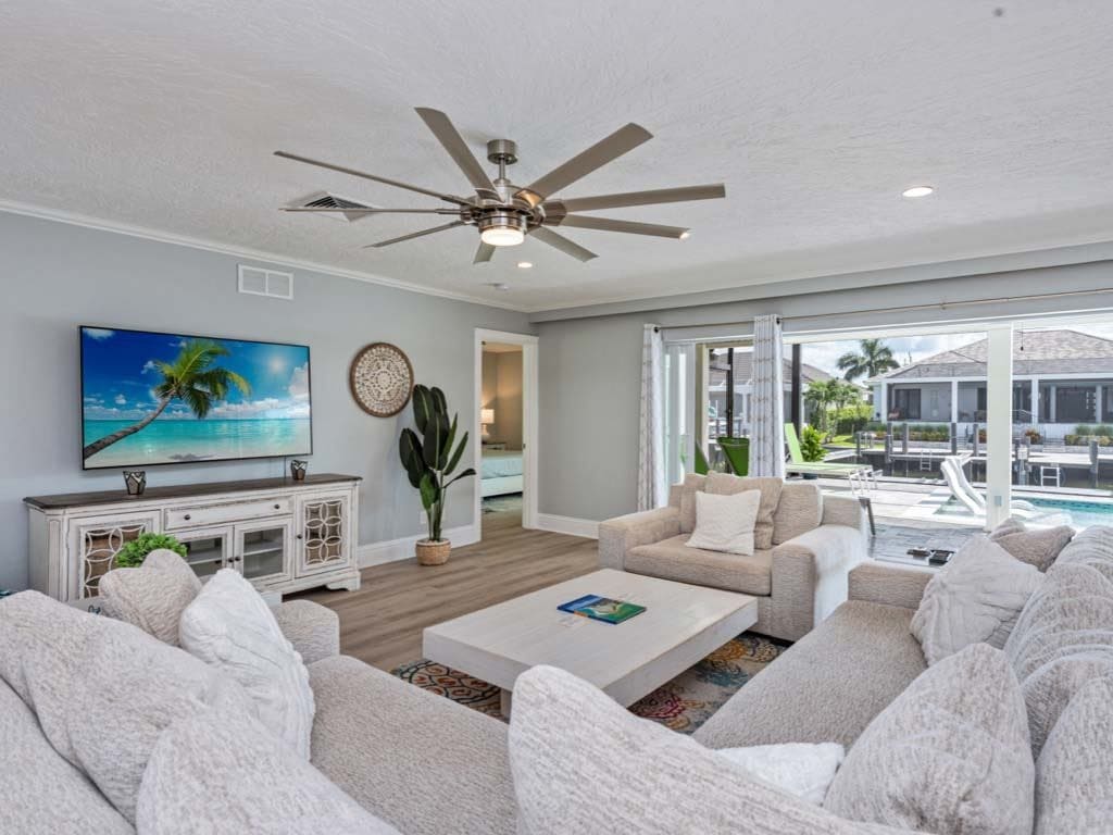 A man working in the maintenance of a home